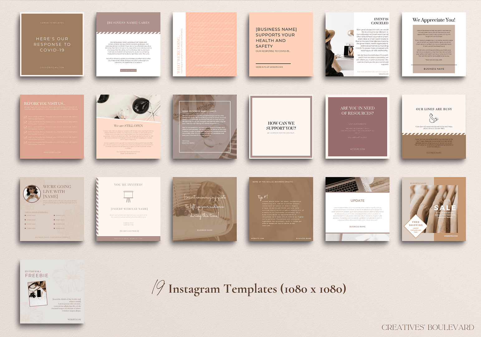Covid-19 Instagram Templates 2