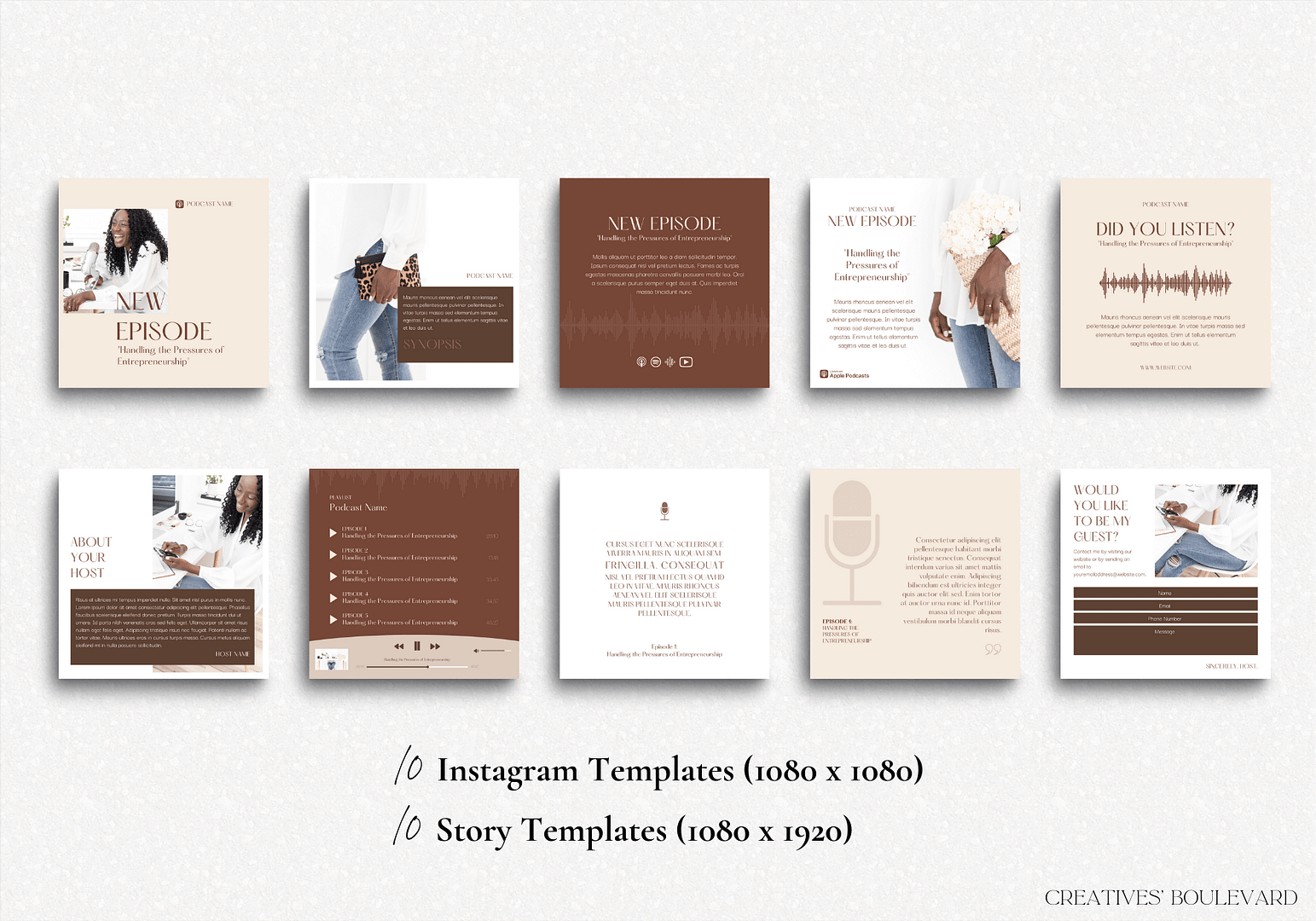 Podcaster Instagram Templates 2