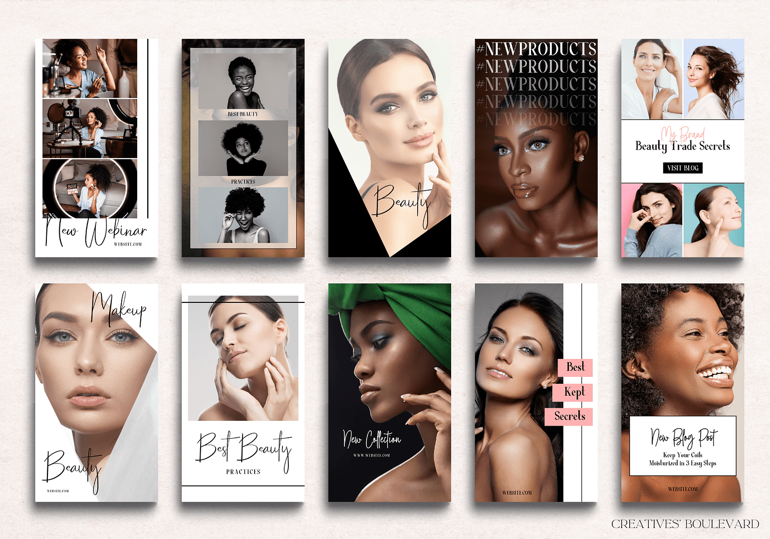 Beautypreneur Instagram Templates 3