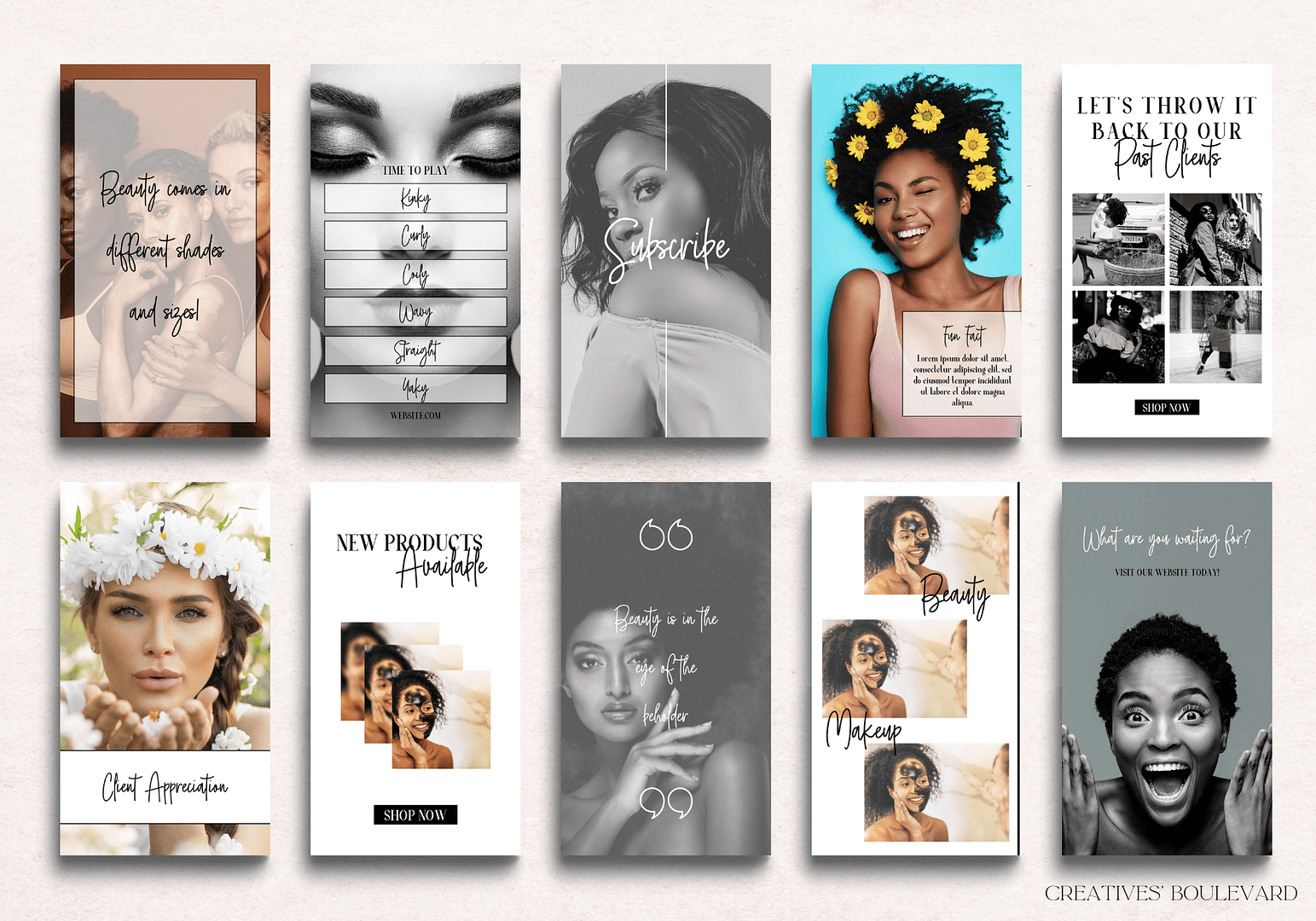 Beautypreneur Instagram Templates 4