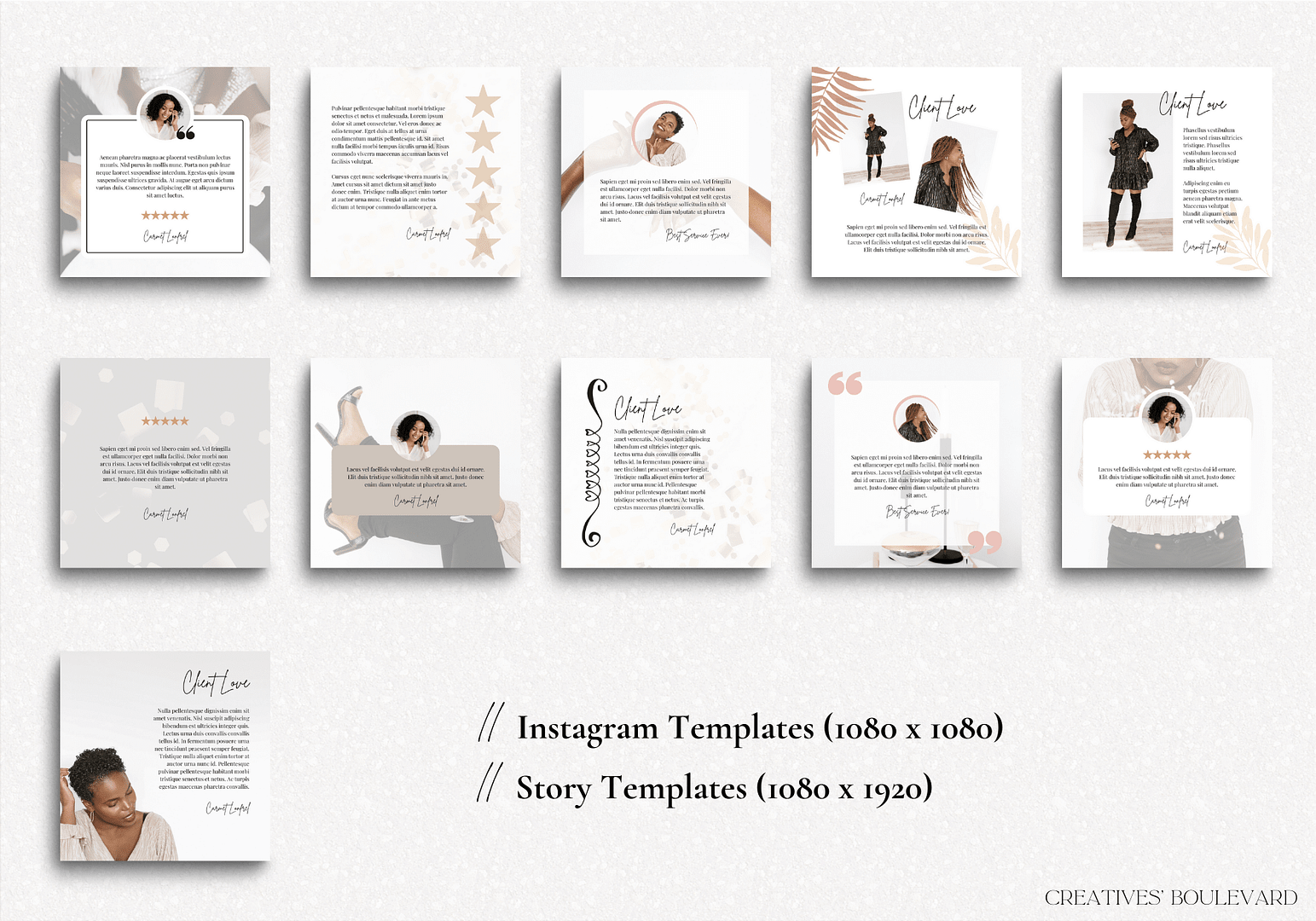 Client Love Instagram Templates 1