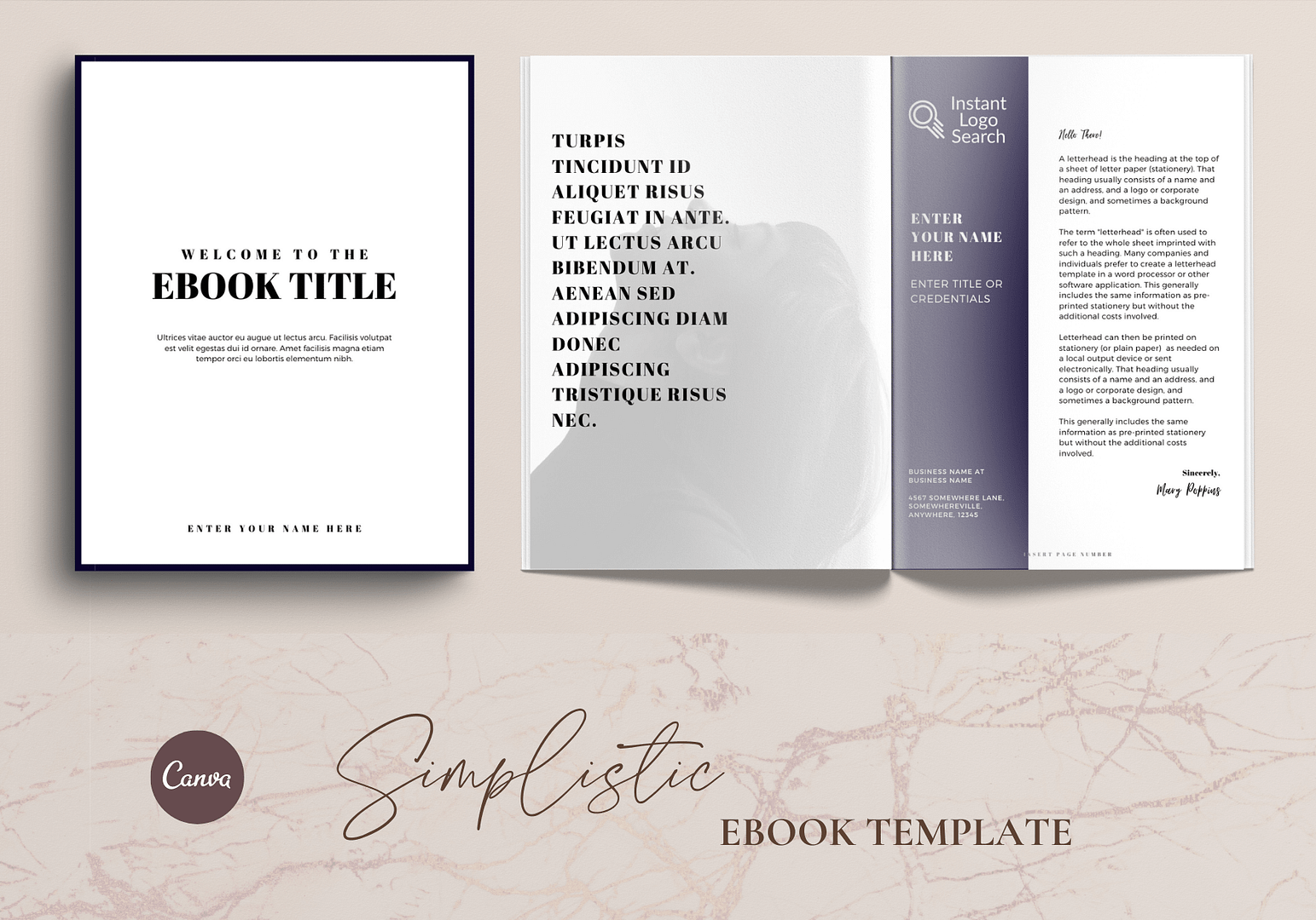Simplistic Ebook Template