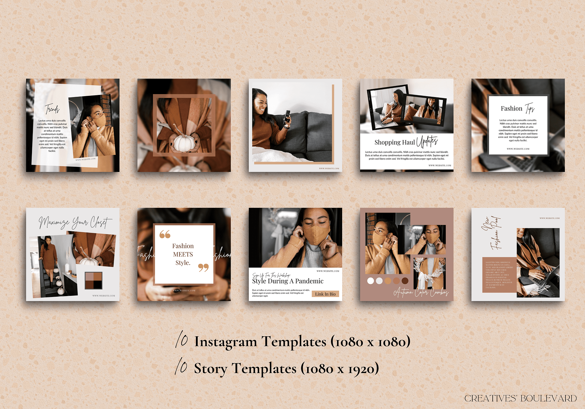Fashion Instagram Templates 2